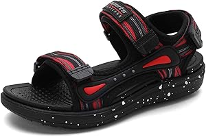 kulebear Kids Boys Summer Sports Sandals Hiking Beach Outdoor Open toe Sports Sandals for Kids