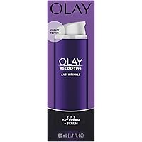 Olay Age Defying Day Face Cream, Anti-Wrinkle 2-in-1 with Face Serum with Vitamin B3, Niacinamide, 50 ml