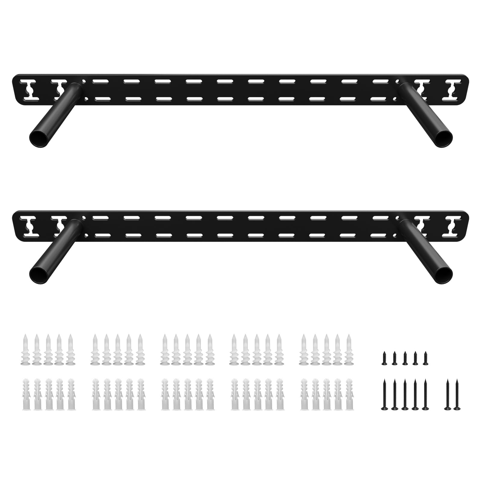 Photo 1 of *****************MISSING ALL THE SMALL COMPONENTS*************
2pcs Floating Shelf Bracket Heavy Duty Hidden Metal Brackets for Shelf,Invisible Shelves Hardware Without Jig (16" x 8" x 1.5" Without Tools)