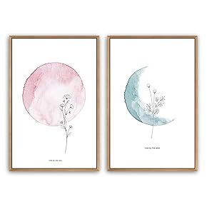 SIGNWIN Framed Canvas Print Wall Art Live By...