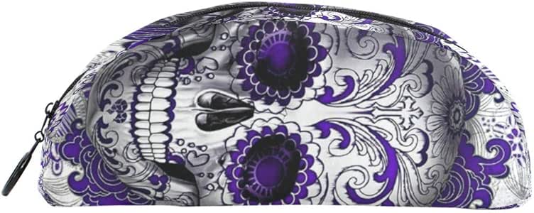 Pencil Case,Organizador De Caja De Lápices De Lona De Sarga De Calavera