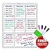 Antaprcis Smart Planner's Weekly-Daily Magnetic Event Calendar Kitchen Refrigerator Set Kitchen Board with 4 Markers 1 Dry Erase 11.7