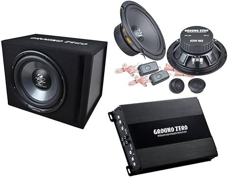 4 speakers 2 tweeters 4 channel amp