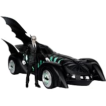 DC Multiverse Alfred Pennyworth & Batmobile (Batman Forever