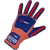 REVSAFETY A5 Cut & Impact Resistant Work Gloves Cut Resistant Safety Gloves for Mechanics, Construction & Garden Use