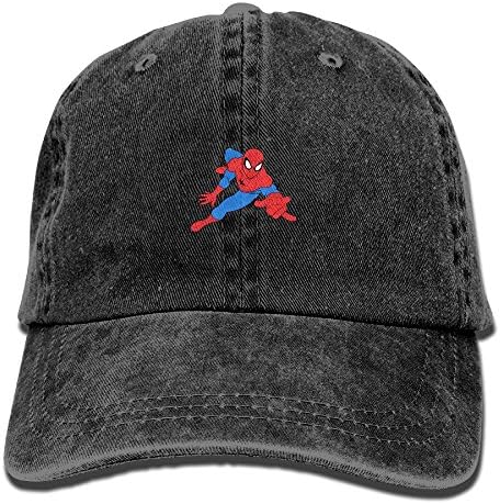 Cartoon Superman Men's Jean Cotton Denim Fabric Cap- Design By HZen