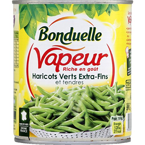Bonduelle Haricots Verts Extra Fins Vapeur La Boite De 440g