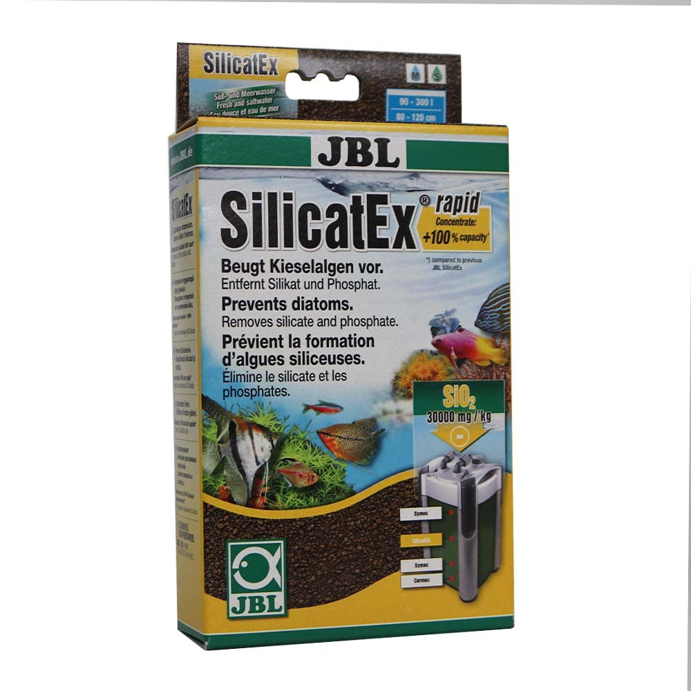 JBL SilicatEx rapid, Prevents diatoms by removing silicate