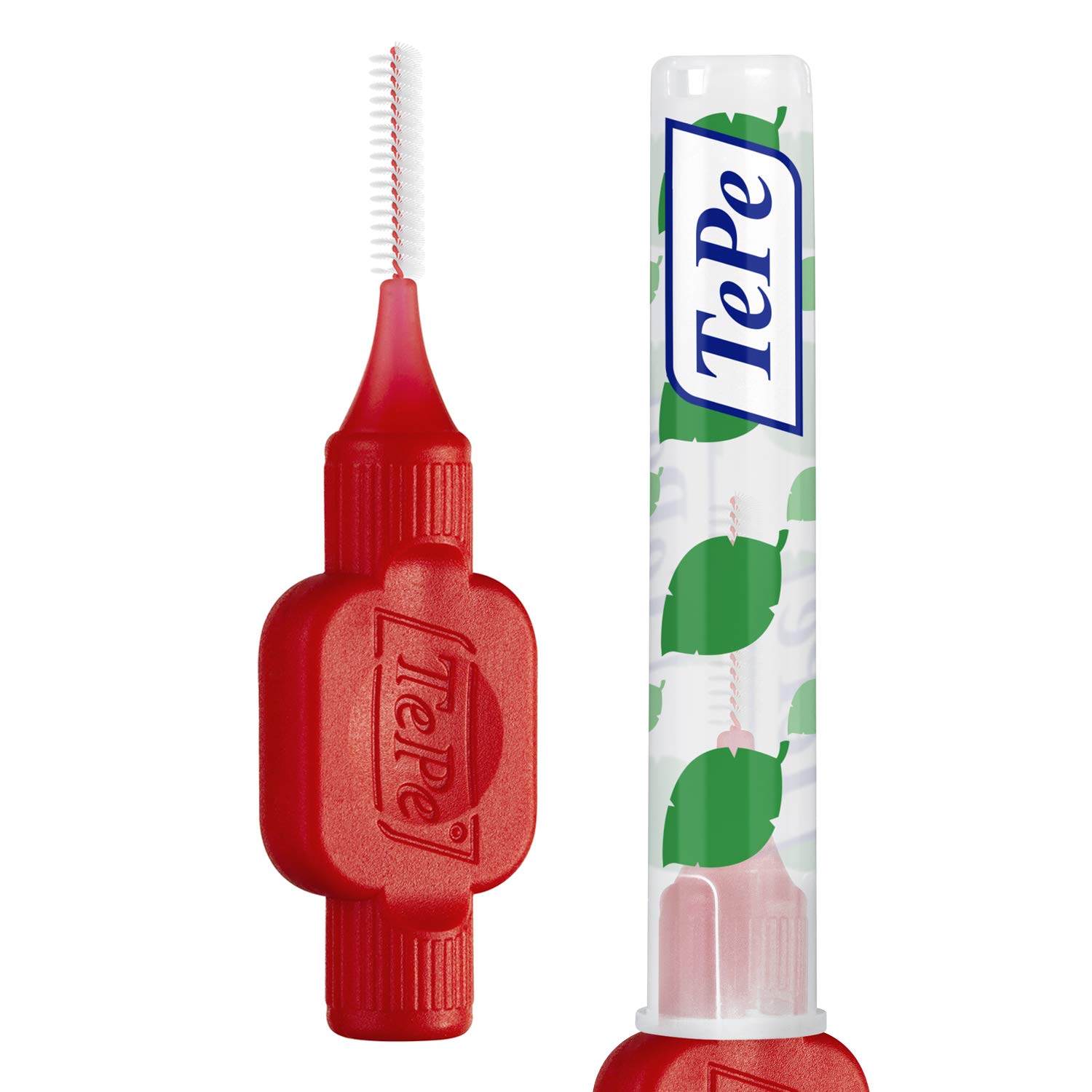 TEPE, Interdental Brushes Original Simple(0.5mm) and Effective Cleaning of interdental Spaces 1 x Brushes, Red, 35 Count