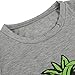 Youzee Womens Short Sleeve Pineapple Print Casual Loose T-shirt Blouse Tops
