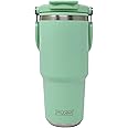 MyBevi Duo Way Tumbler Premium Stainless Steel Travel and Sport Mug - Hot and Cold, 3-Layer Insulation, Sturdy Durable & Stylish On-the-Go Companion (Green)