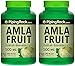 Piping Rock Amla Fruit Indian Goosberry 500 mg 2 Bottles x 120 Quick Release Capsules Dietary Supplement
