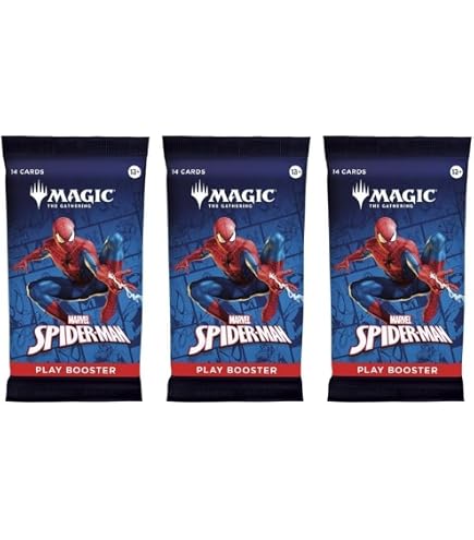 spider man mtg play booster box Wizards of The Coast Magic: The Gathering Marvel's (30 Packs) D45240000 Gather web Magic: The Gathering | Marvel's