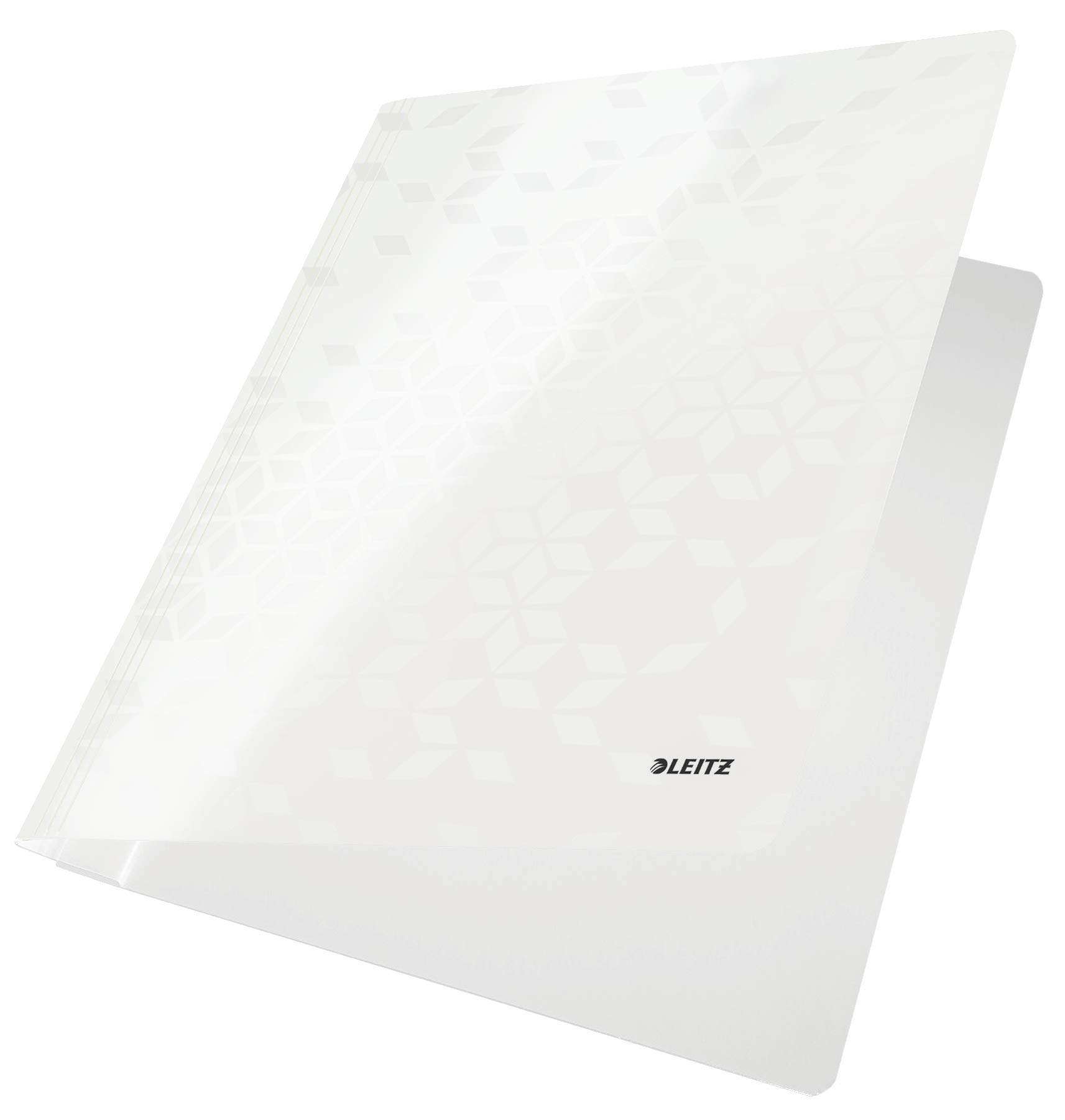 Leitz A4 Laminated Card Report Files, 250 Sheet Capacity, White, WOW Range, 30010001