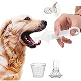 Soft Tip Cat & Dog Syringe Bottles - Oral Pet Feeding Kit for Nursing Puppies & Kittens