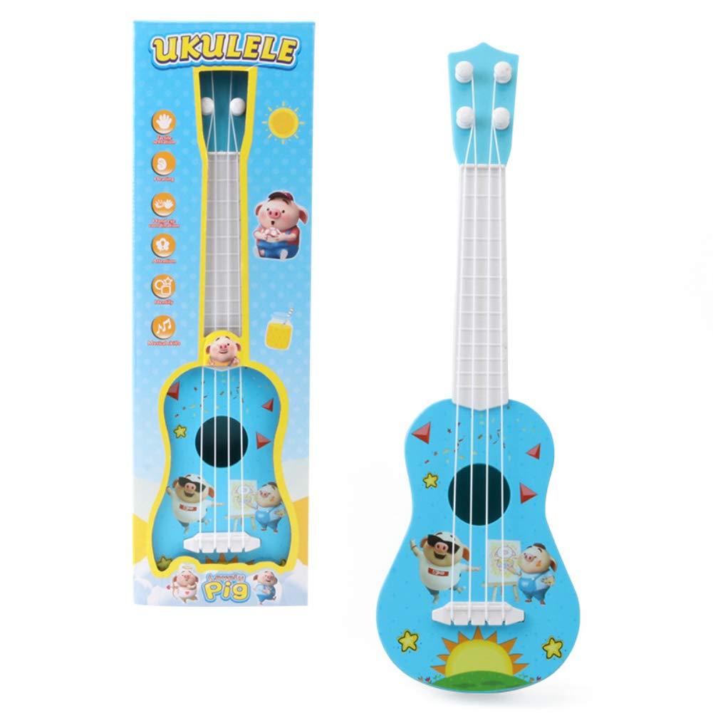 Etbotu Kids Cartoon Pattern Ukulele Musical Instrument Toy Random Color Amazon In Home Kitchen