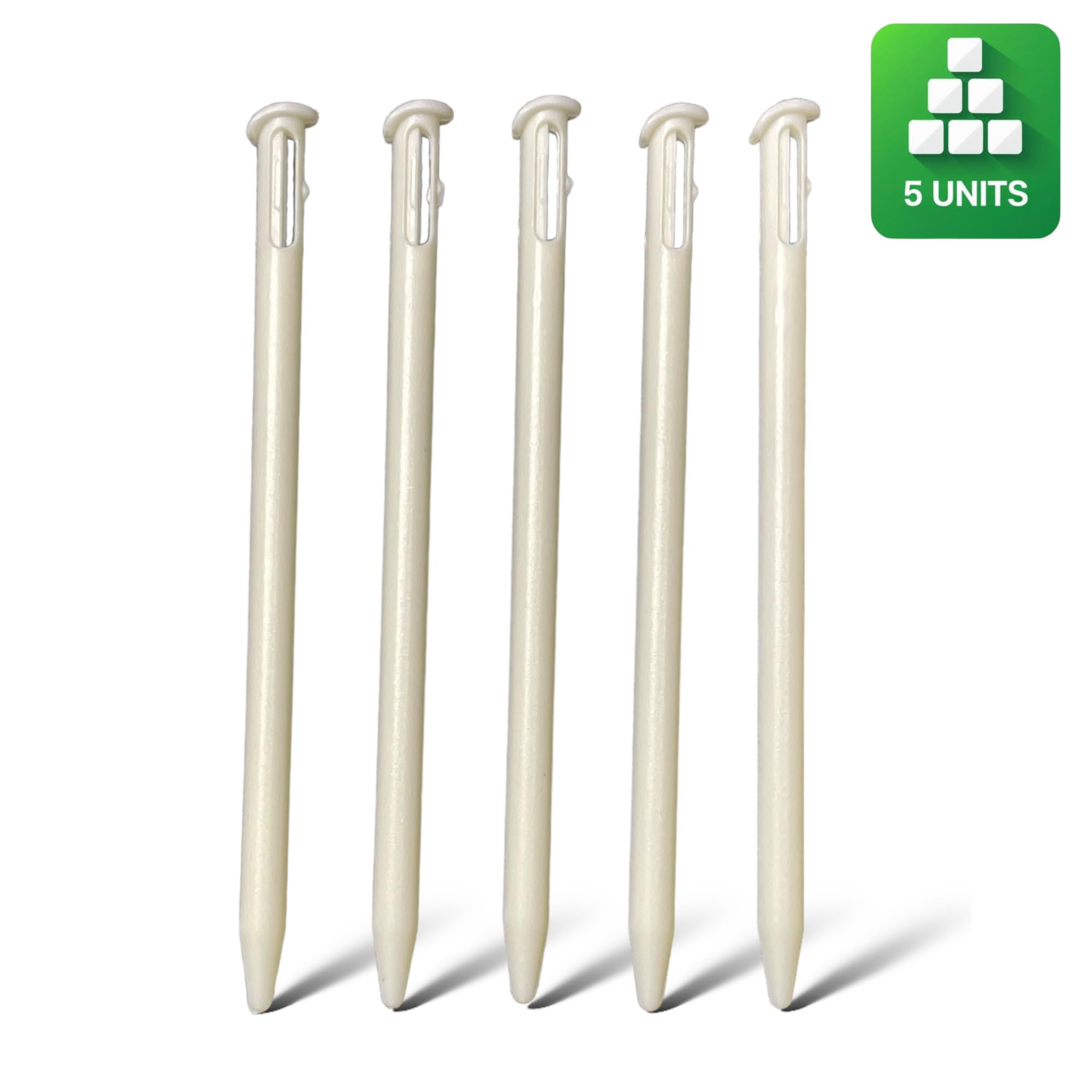 New 3DS Stylus Pens, 5 Pack, Compatible with New Nintendo 3DS (Not XL) Special Editions (White)