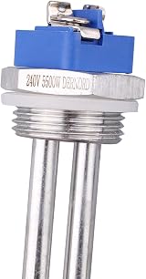 DERNORD 240V 5500W Foldback Heating Element 1" BSP Stainless Steel Heater Spare view 4