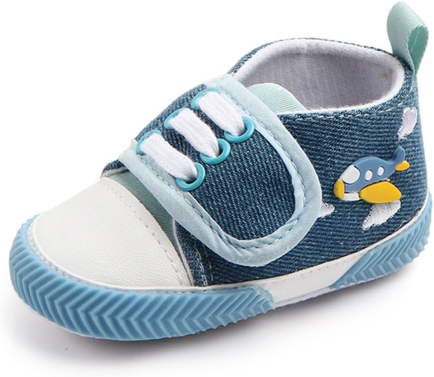 OAISNIT Baby Canvas Shoes - Toddler Boys Girls Sneakers Soft Infant Crib Shoes Anti-Slip First Walkers