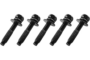 Screw Man 5 Pcs Air Cleaner Fastener Air Filter Housing Screws Compatible with Honda Oe Replacement 900-1p-36000 Civic Cr-v Engine Filter Bolt Screw Parts