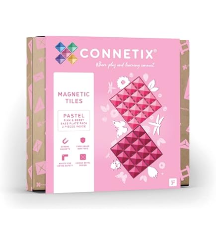 Amazon.com: Connetix Pastel Square Pack, 40 Pieces : Toys & Games