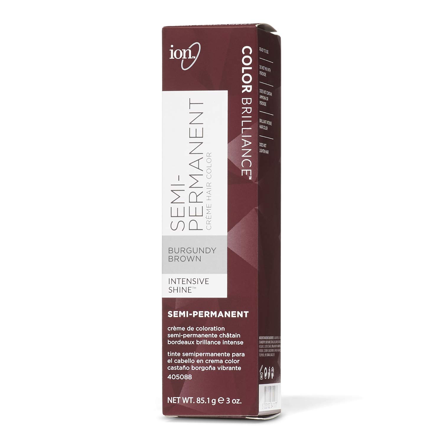 Ion Burgundy Brown Semi Permanent Hair Color Burgundy Brown Buy Online In Botswana At Botswana Desertcart Com Productid 56496114