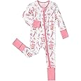 SUZEL Viscose from Bamboo Pajamas Baby Footless Romper - Baby Infant Boys Girls One Piece Jumpsuits