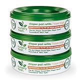 Nursery Fresh Refill for Diaper Genie and Munchkin Diaper Pails 3 Pack, 816 Count