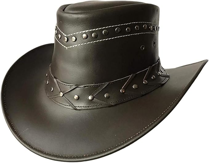 genuine leather cowboy hats