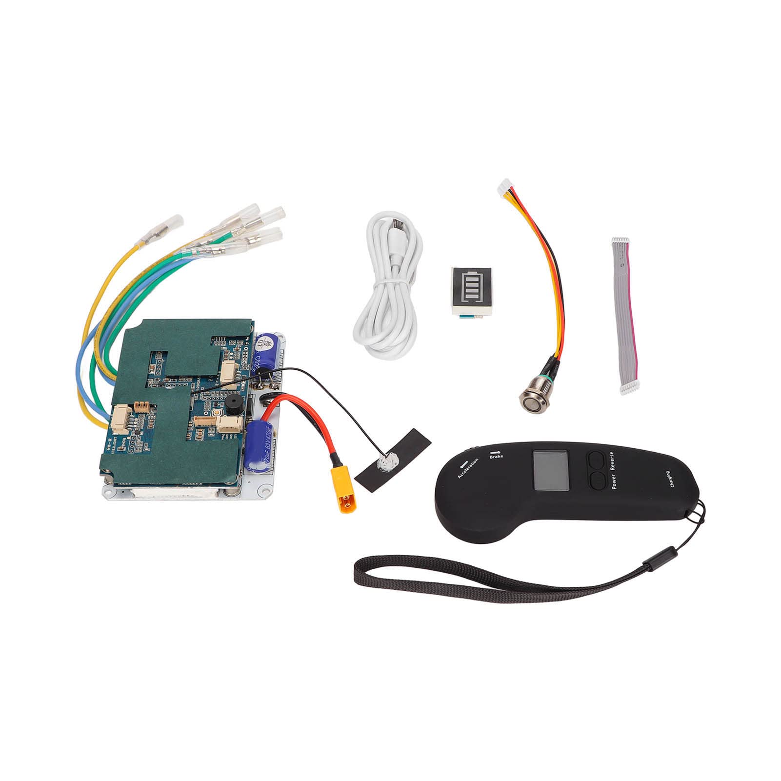 Alomejor Skateboard Motherboard Controller ESC Circuit Kit Dual Drive Hub Motor 10S Control Board for Electric Longboard Four Wheel Scooter Outdoor scooter
