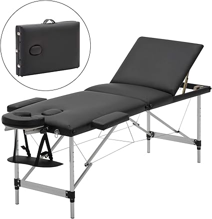 Meerveil Portable Massage Table Lightweight Couch Bed Folding