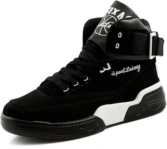 Amazon スフォン 男女兼用 春秋 厚底 ハイカットスニーカー マジックボタン バスケットシューズ スポーツカップルシューズ 韓版 ファッション Sufoen スフォン スニーカー