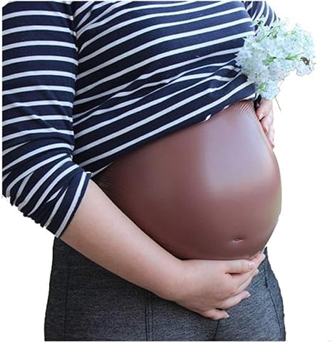Amazon Wasaiye フェイクシリコーン偽ベリー 人工妊娠バンプ トランスジェンダー 乳房切除術 コスプレ用の人工乳房 Size 9 10month 造花 オンライン通販