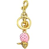 Sbredit Purse Charms for Handbags Bag Charms Keychain- Pink Keychain for Bags- Gifts for Women Gifts Christmas Valentine Bag Accessory