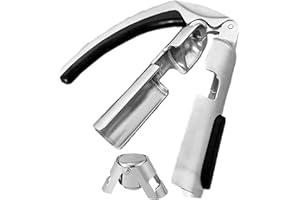 Wine Corkscrew | Champagne Cork Remover | Corkscrew for Wine Champagne Opener, Cork Puller Tool, Comfortable Handle Corkscrew