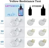 LET'S RESIN UV Resin Kit with Lamp 200g Crystal Clear Low Odor Solid UV Glue view 5