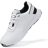 WOLFWAY Men's Spikeless Golf Shoes Men Waterproof Wears Golf Sport Sneakers Training Walking Shoe
