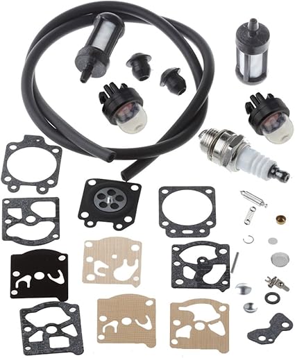 Amazon Com Hipa Carburetor Repair Kit With Primer Bulb Fuel Line Filter For Sthil Fs36 Fs40 Fs44 Fs44r String Trimmer Garden Outdoor