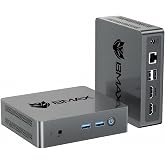 Bmax Mini PC, Intel N4500 Processor Up to 2.8GHz, 8GB RAM 256GB M.2 SSD, Windows 11 Pro Mini Desktop Computer, Dual 4K Display, WiFi 5, VESA Mount, for Office, Home Business &amp; HTPC, B3 Pro