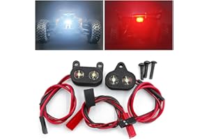 QUPA AM STORE 1Set LED Lights Kit Front & Rear Light for Spotlight for 1/8 Typhon 4WD V3 3S BLX Brushless Buggy Upgrades