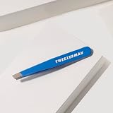 Tweezerman Bahama Blue Mini Slant Tweezers with Travel Case view 5