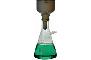 TN LAB SUPPLY TN Lab Buchner Funnel Kit Filter Flask Set 80mm Funnel and a 500ml Vacuum Flask