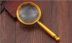 RAUGAJ Magnifiers,Handheld 10X Magnifying Glass Hd