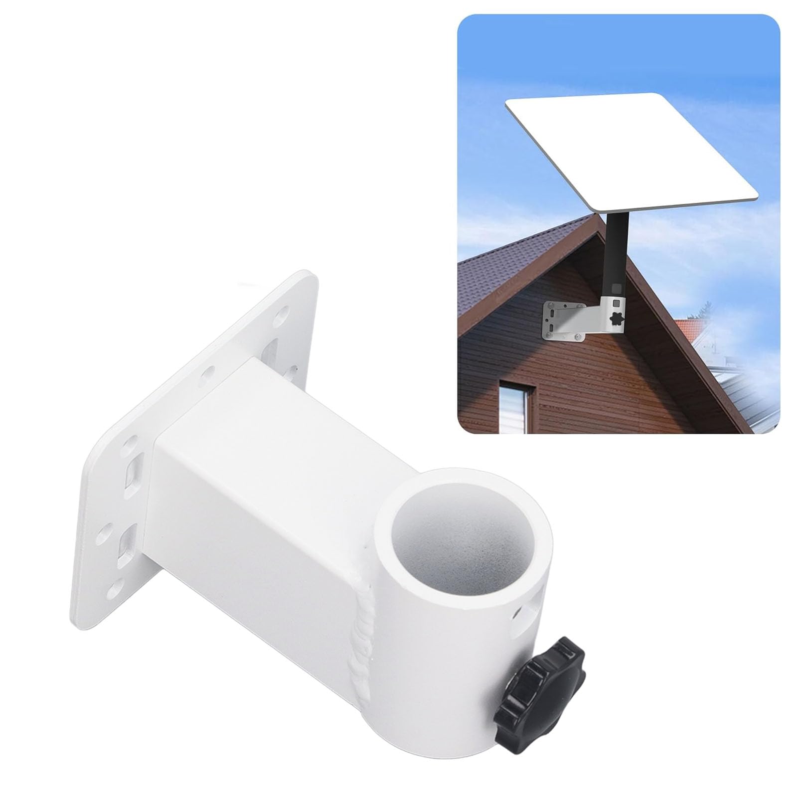 Starlink Mount, Short Wall Mount for Starlink, Stainless Steel Wall Roof Mount Kit, Starlink Internet Kit Satellite Mounting Kit, for Starlink V2