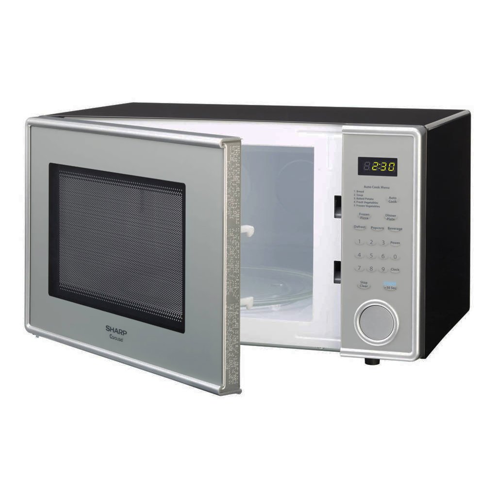 Amazon.com: Sharp 1,3 CU FT Horno de microondas, perla plata ...