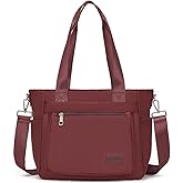 JIANLINST Women's Casual Totes Handbags Multi-pocket Shoulder Crossbody Bags Work Travel Purses