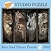 Bits and Pieces - 1000 Piece Jigsaw Puzzle - Pride of Africa, African Jungle Animals; Lions, Giraffes, Elephants and Zebras - by Artist Ruane Manning - 1000 pc Jigsaw