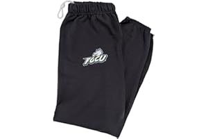 LOGOVISION Mens Jogger Sweatpants Collegiate Primary Logo Black Collection