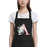 POTALKFREE Personalized Aprons for Women with Pockets for Cooking Kitchen Baking, Cute Gifts for Mom Birthday Christmas