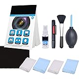 Camkix Camera Lens Cleaning Kit - Air Blower, 2in1 Lens Cleaning Pen, Cleaning Brush, Spray Bottle w/Cleaning Solution, Lens